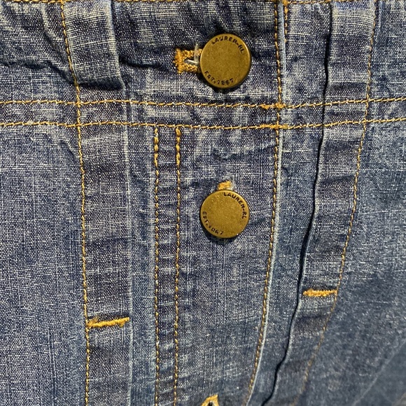Vintage Laurens Jean Co Ralph Lauren Denim/Jean maxi skirt size 8 button down - Picture 8 of 10